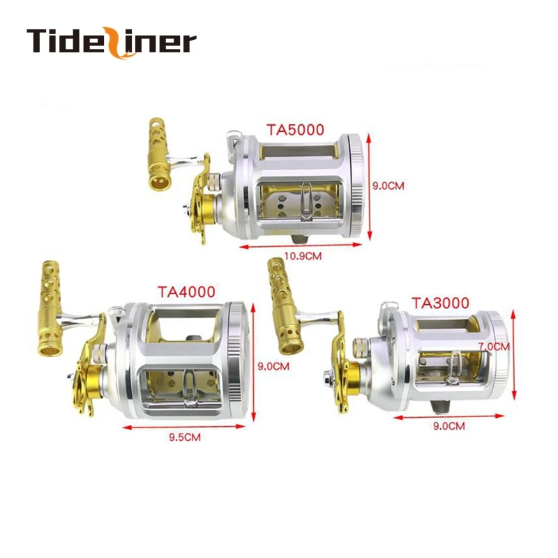Tideliner тролловая катушка спиннинга соотношение 4,2: 1 Подшипники 14+ 1BB matel arm барабанные катушки морская приманка для ловли морской рыбы колесо сопротивления 20 кг