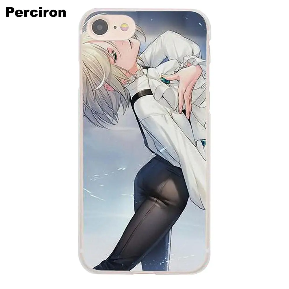 Чехол-накладка с японским аниме Yuri On Ice для Apple iPhone X 4 4S 5 5C SE 6 6S 7 8 Plus LG G3 G4 G5 G6 K4 K7 K8 K10
