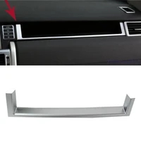 chrome car dashboard storage grid cover trim strips sticker for land rover discovery sport 2016 2017 accessories car styling