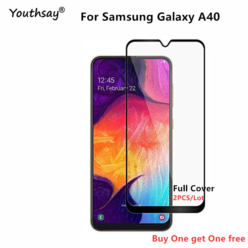 Для Samsung Galaxy A40 Защитная пленка для экрана с полным клеем стекло | Мобильные
