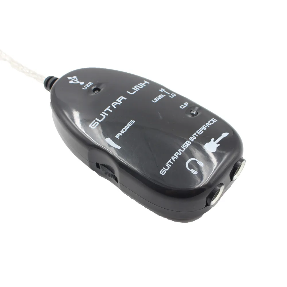 Черный и белый hdmi кабель адаптер электрическая гитара к USB интерфейсу