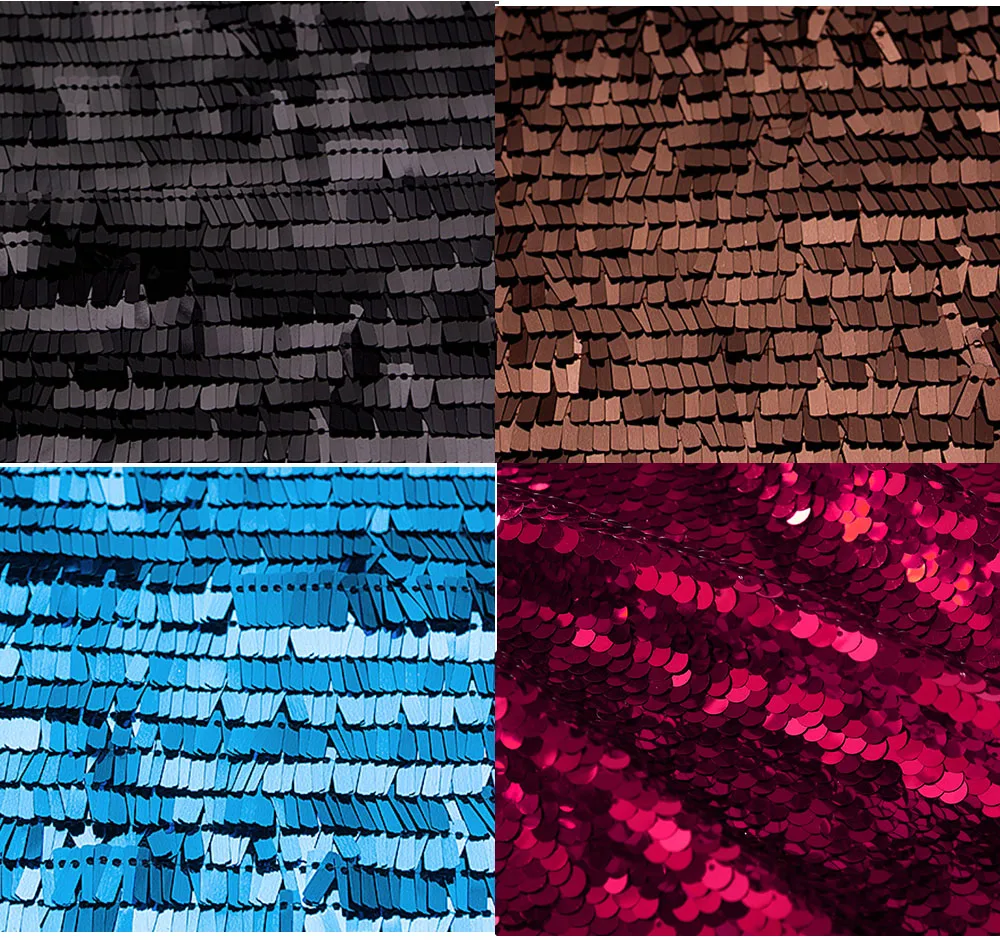 Ткань с блестками PPCrafts Scale 9 мм подвесные бусины для сцены русалка блестящая ткань