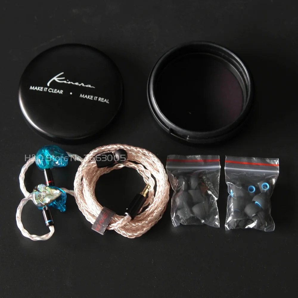 Новые оригинальные KINERA IDUN 2BA+ 1DD гибридные наушники в ухо HIFI DJ монитор для бега спортивные наушники с серебряным медным плетеным кабелем