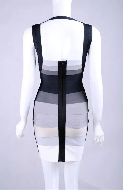Фото Новая мода Vestido сексуальное синее серое красное Бандажное Платье женское плотное Новая мода Vestido сексуальное синее серое красное Бандажное Платье женское плотное