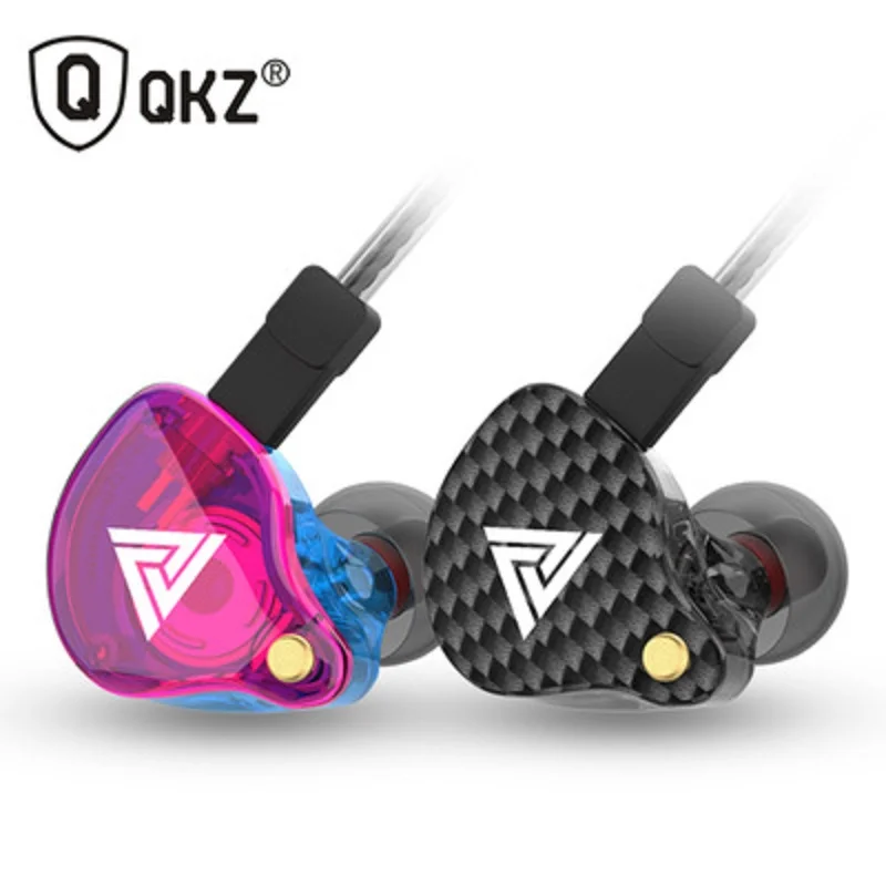 Оригинальные наушники QKZ VK4 с усиленными басами Newset шумоподавляющие Hi Fi гарнитура