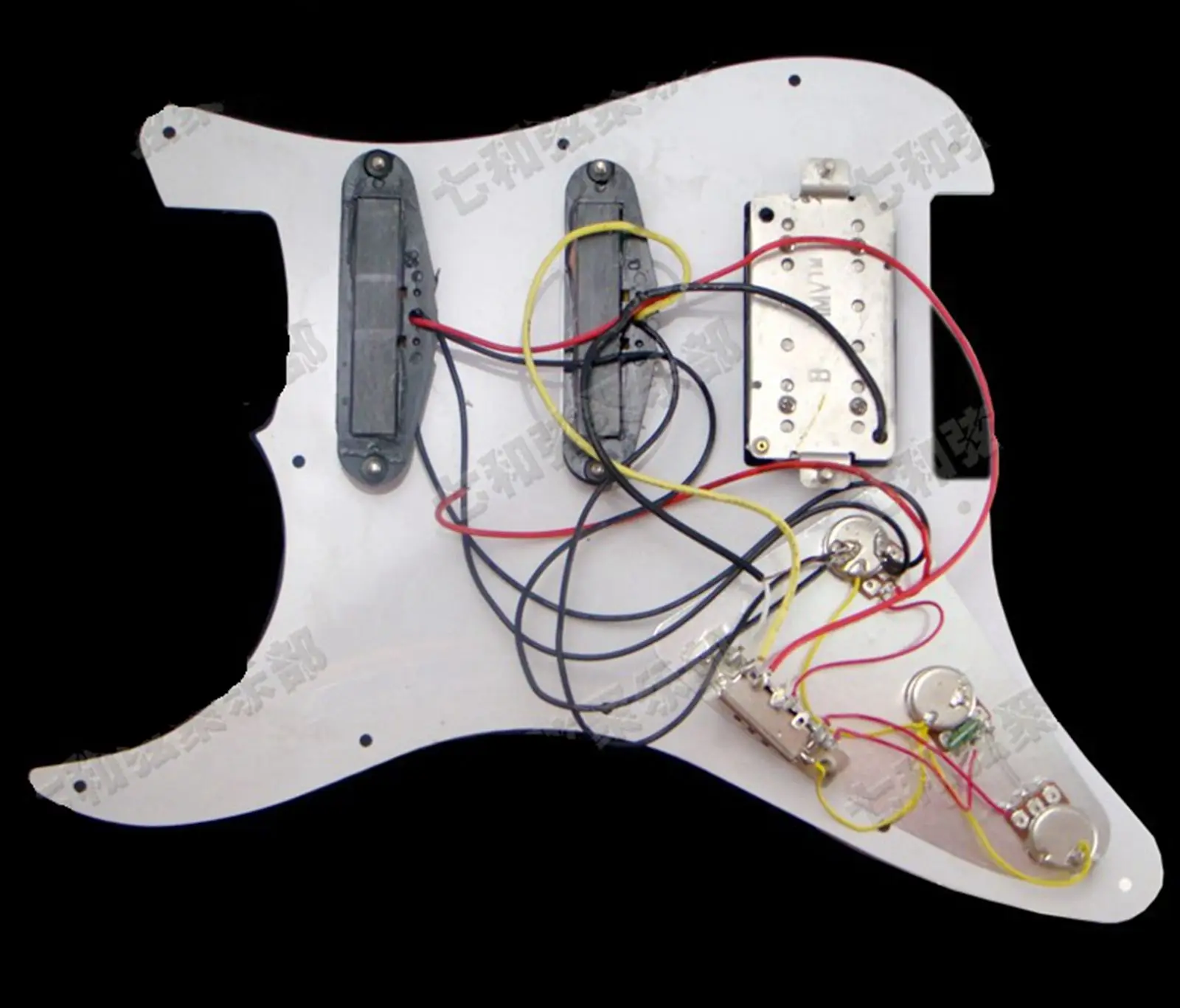 1 Набор белый жемчуг загружен Prewired Pickguard SSH пикап для струнной гитары Replaceme | Спорт