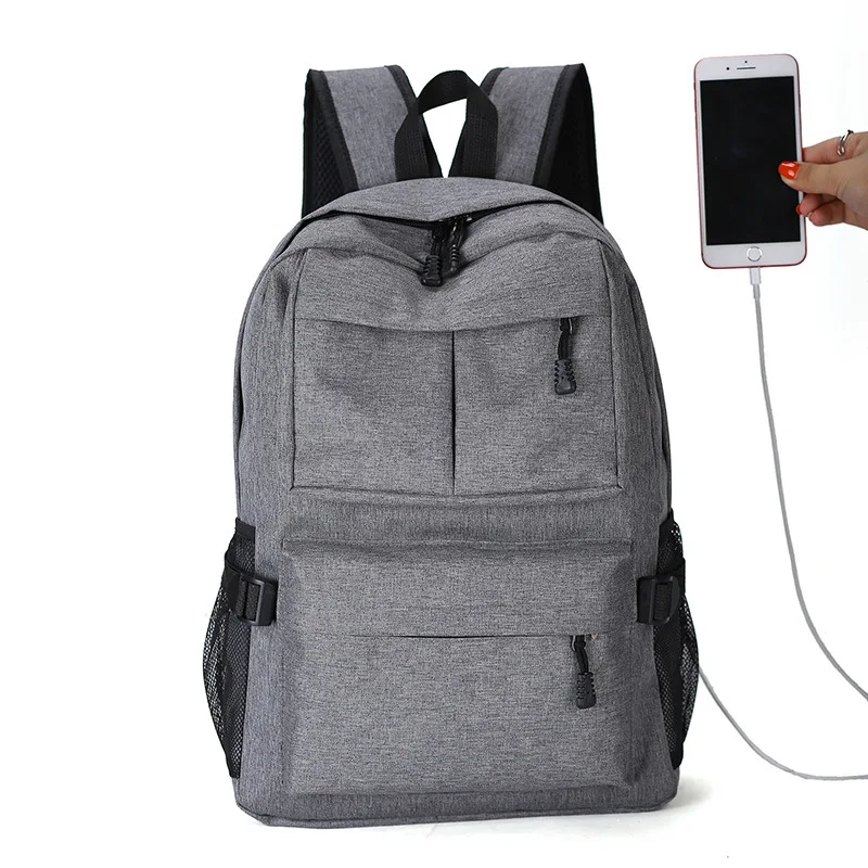 

USB Unisex Design Backpack Book Bags for School Backpack Casual Rucksack Daypack Oxford Canvas Laptop Fashion Man BackpacksNB022