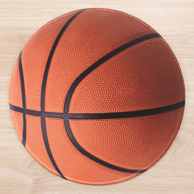 4mm Waterproof Basketball Basket Circle Round Lockrand Gaming Working Personalized Mouse Mice Pad Mat 22 25 30cm | Компьютеры и офис