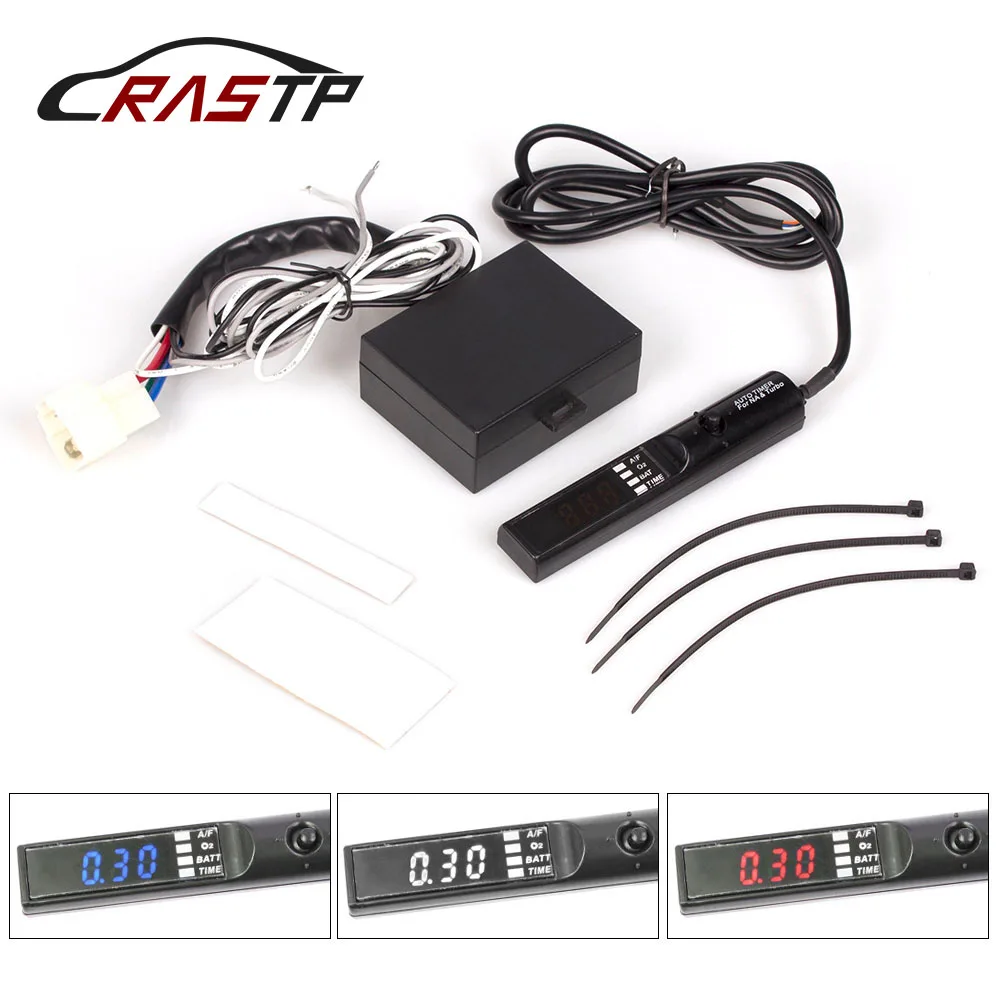 RASTP 1 Set 12V Turbo универсальный турботаймер для Na черный Ручка управления