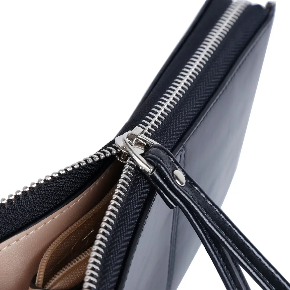 Женский Повседневный Кошелек baellery из искусственной кожи на молнии длинный