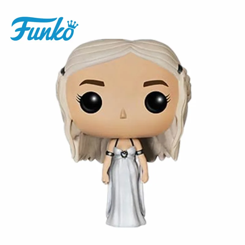 1 шт. FUNKO POP TV: Игра престолов Дейенерис мать драконов #24 модель виниловая кукла
