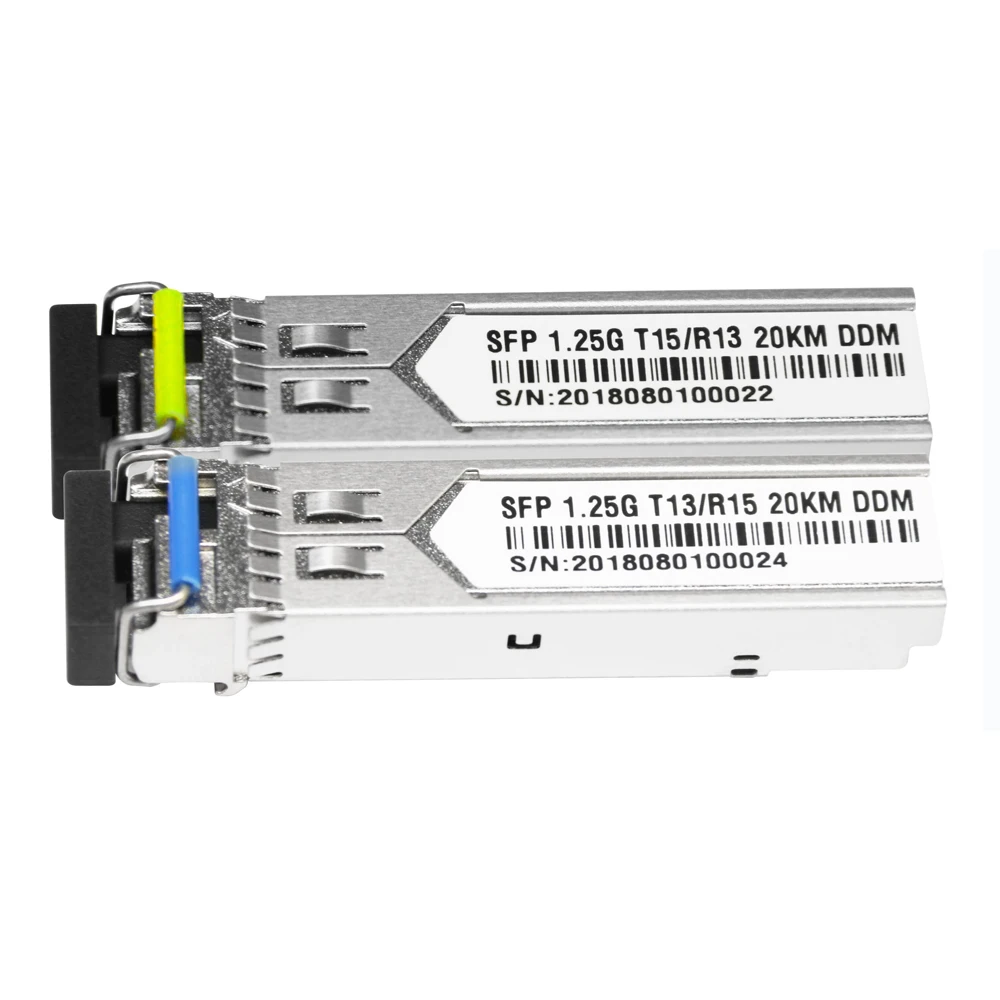 1000Base - BX Transceiver  1.25Gbps BIDI 3-20KM   SFP Modules LC/SC Connector  sfp module Compatible  with Mikrotik  Switch