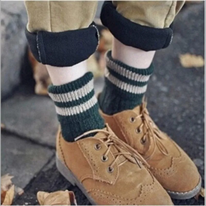 1 пара женские кашемировые хлопковые шерстяные толстые теплые носки модные