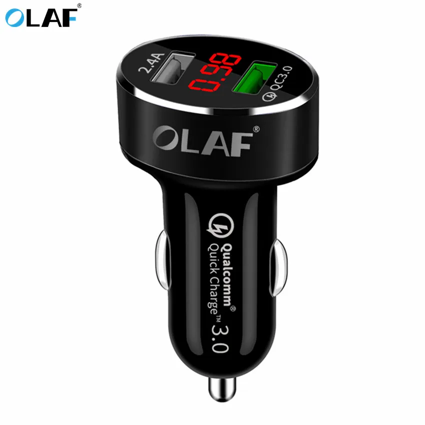 Автомобильное зарядное устройство OLAF с двумя USB портами для iPhone X 8 7 Plus 5 В 3 1 а