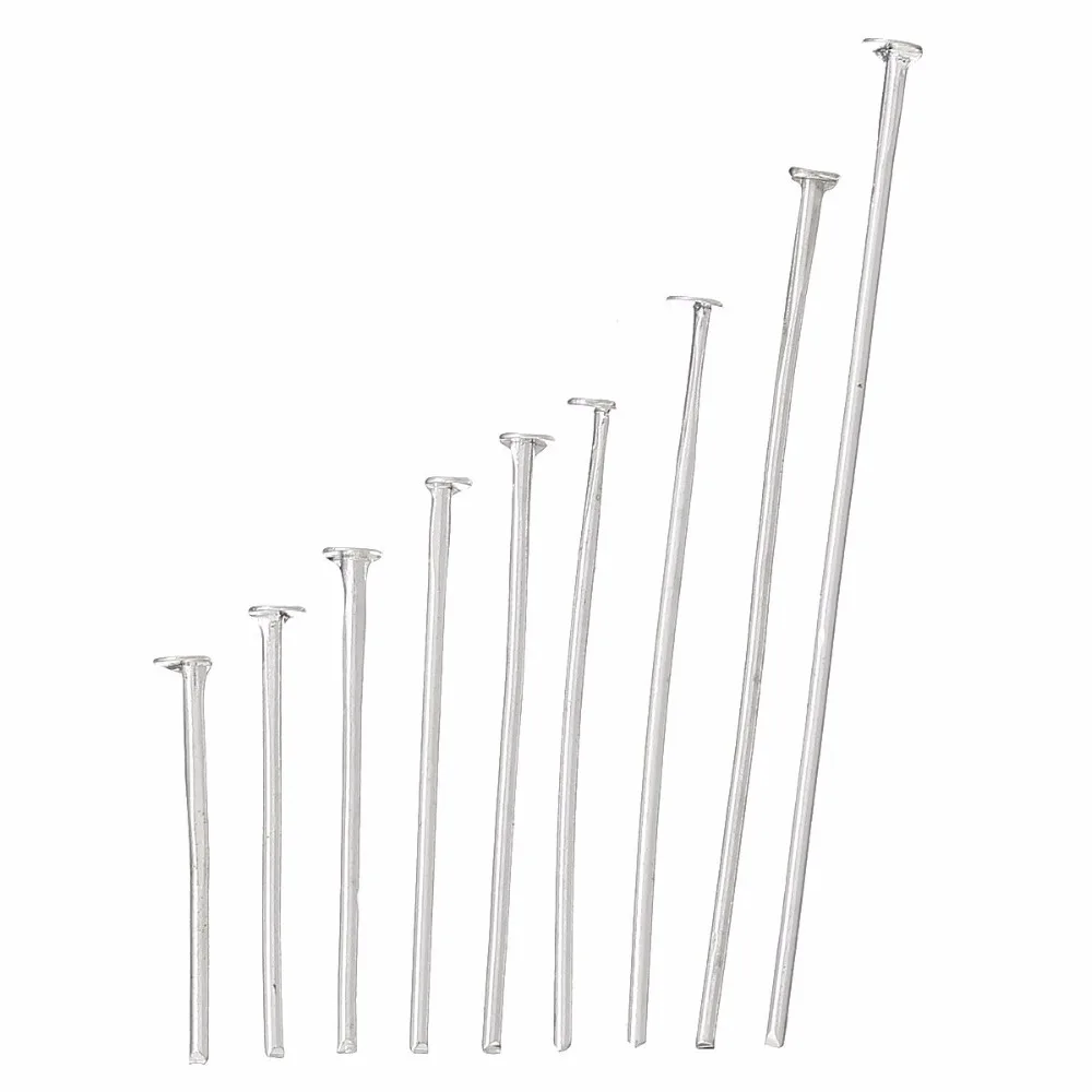 800pcs Head Pins Jewelry Finding Beads Needle for Making Findings Gold Silve Bronze 14/20/26/30/35/40mm | Украшения и аксессуары