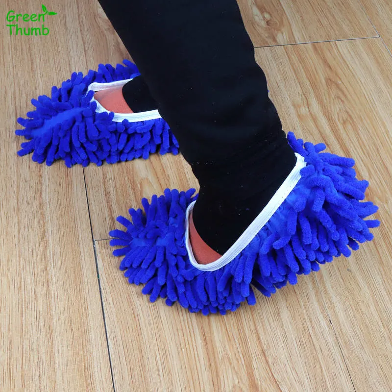 

10Pairs 10*21cm Retractable Edge Mopping Shoes Cover Fit Woman Man House Dust Remove Easy Clean Tools Color Purple Blue Pink