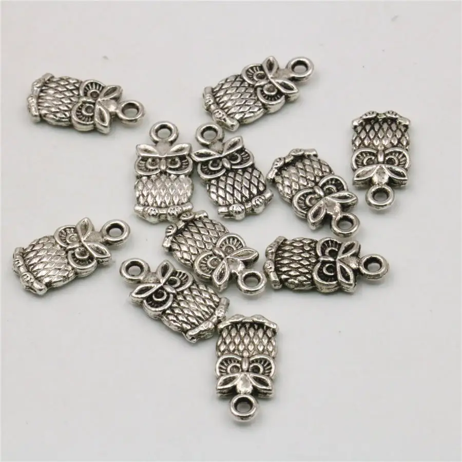 Новые популярные медные бусины в форме совы на удачу сделай сам фурнитура