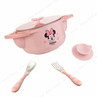 3 piece dinnerware sets disney child baby assisted dishes use water temperature adjustment health bottom suction cup anti fall