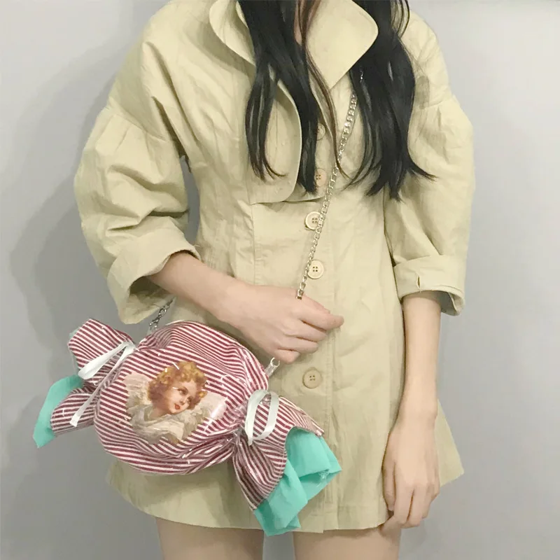 Youda/Новые оригинальные сумки мессенджеры на цепочке элегантные милые женские