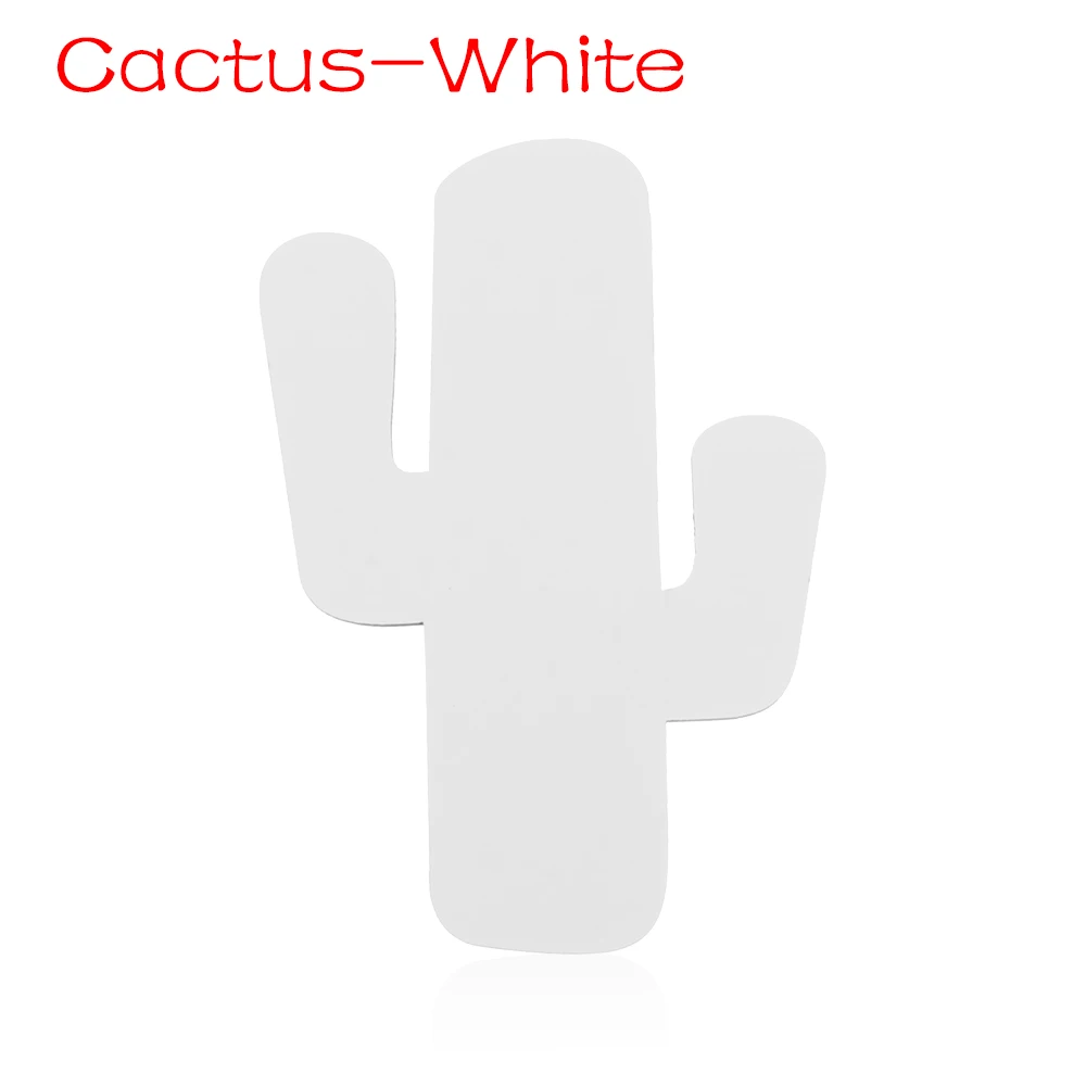 Cactus White 3 стиля в скандинавском стиле самоклеющиеся настенные вешалки для одежды крючки для хранения деревянные листья кактуса вешалка для одежды украшение комнаты - Цвет: Cactus White