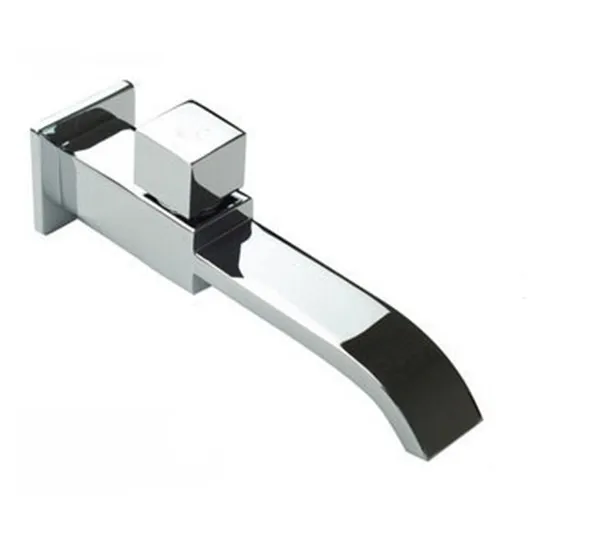 Латунный Смеситель для холодной воды настенный кран раковины квадратный