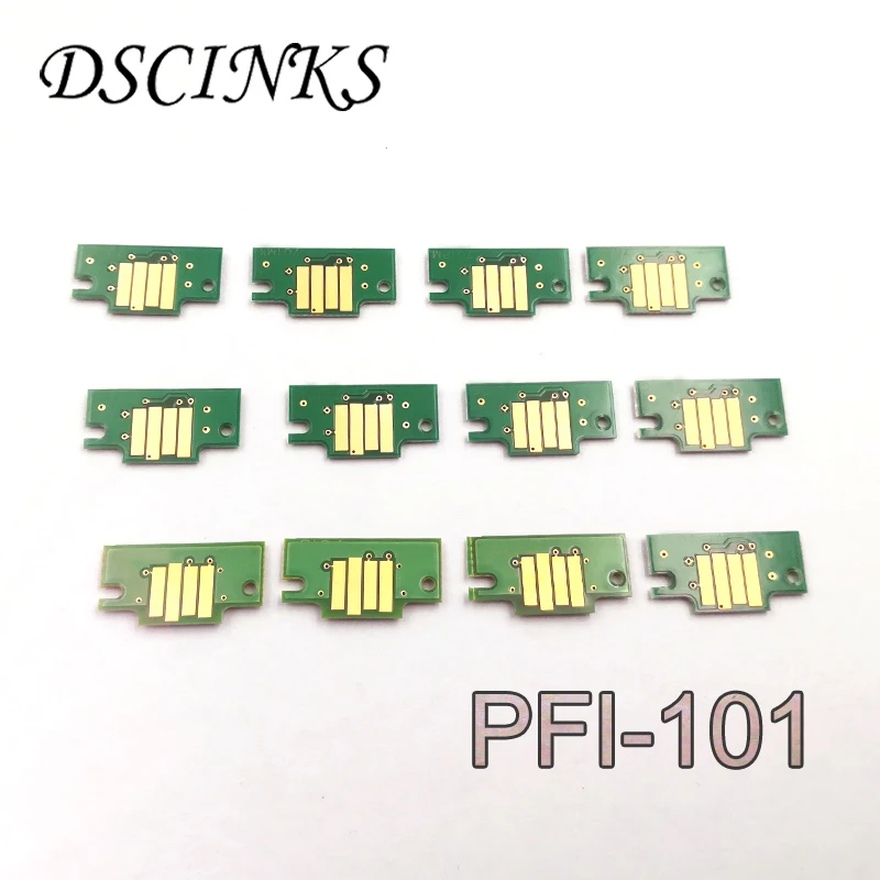 12 шт. встроенный чип чернильного картриджа для Canon IPF5000 IPF 5000 принтера 101 PFI 101|Чип