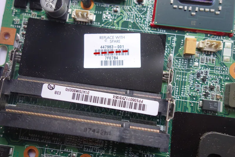447983-001 461069-001 подходит для hp DV9000 материнская плата ноутбука PM965 в хорошем состоянии