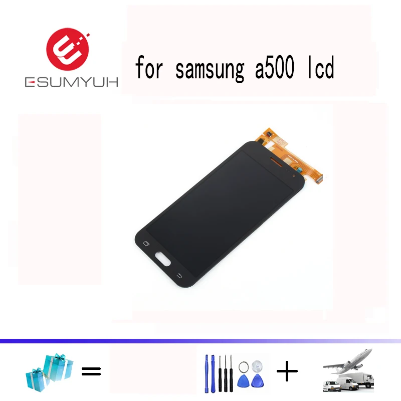 Для Samsung Galaxy A5 2015 ЖК-экран A500 A500M A500Y ЖК-дисплей сенсорный экран дигитайзер A500F для
