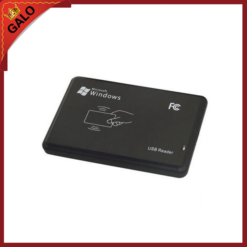 USB RFID ID Бесконтактный бесконтактный считыватель смарт-карт EM4001 EM4100 Windows 125 кГц
