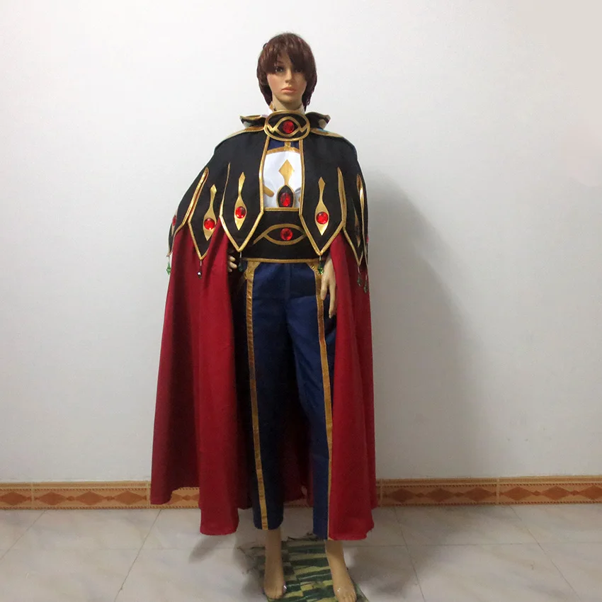 Костюм для косплея рыцарь из семи R2 Code Geass Мужской плащ смокинг на Хэллоуин |