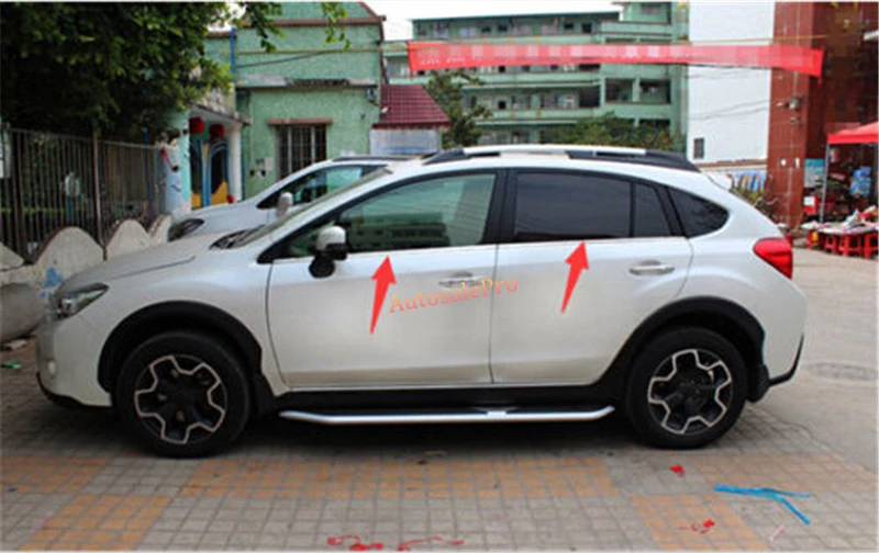 Стальная Нижняя рамка для подоконника 4 шт. хэтчбека Subaru XV Impreza 2012 2013 2014 2015|window