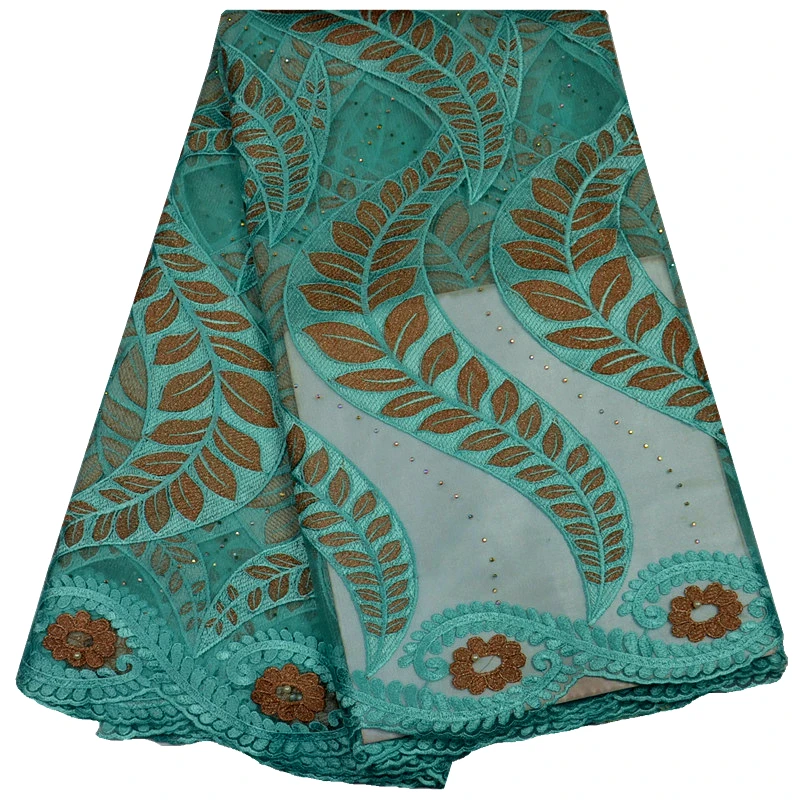 Оптовая Французский Шнурок Ткани С Камнями Высокого Качества Африканская Сеть