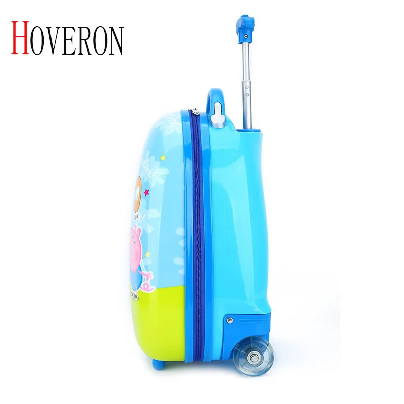 HOVERON, новинка, аниме, для девочек, чемодан, Детский костюм на колесиках, чехол, 16 дюймов, для студентов, для путешествий, на колесиках, чехол для детей