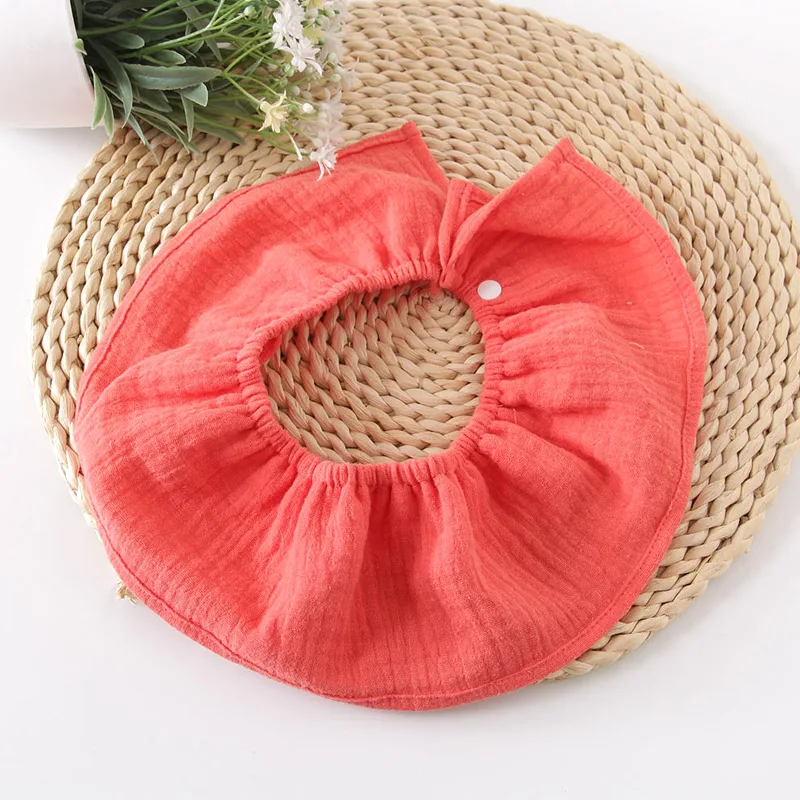 [Lemonkoko] Baby Boys &ampGirls Bibs Burp Cloths Solid Color Round Bandana Dribble 8 Style | Детская одежда и обувь
