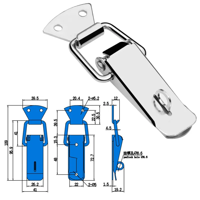 4 шт. пружинные замки для дверей шкафов|spring lock|sliding steel doordoor lock springs |