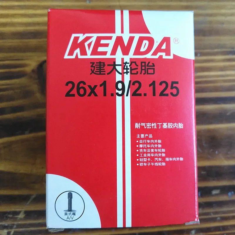 Сверхлегкая велосипедная трубка Kenda 26*1 9/2 125 для горного велосипеда из бутила