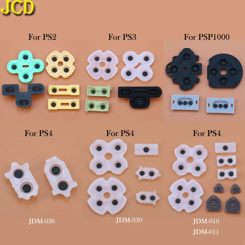 JCD 1 комплект для Dualshock 4 силиконовый резиновый проводящий D Pad PS2 PS3 PS4 PSP1000