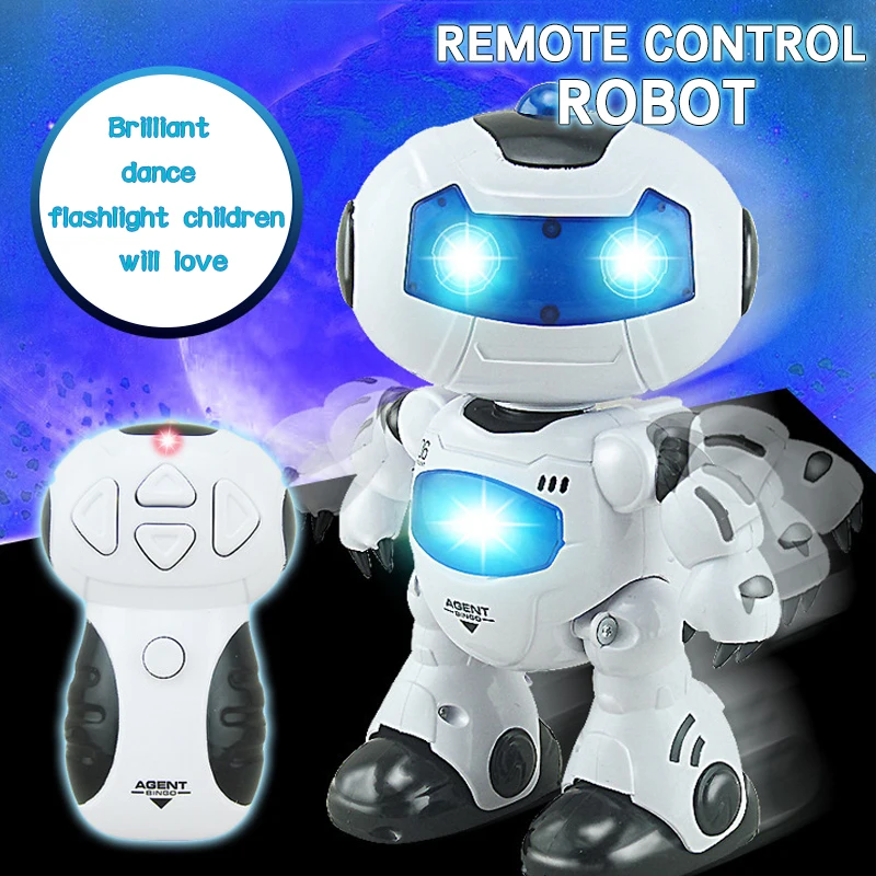 Игрушка RC роботы прогулки и английском говоря робот собака Электрический