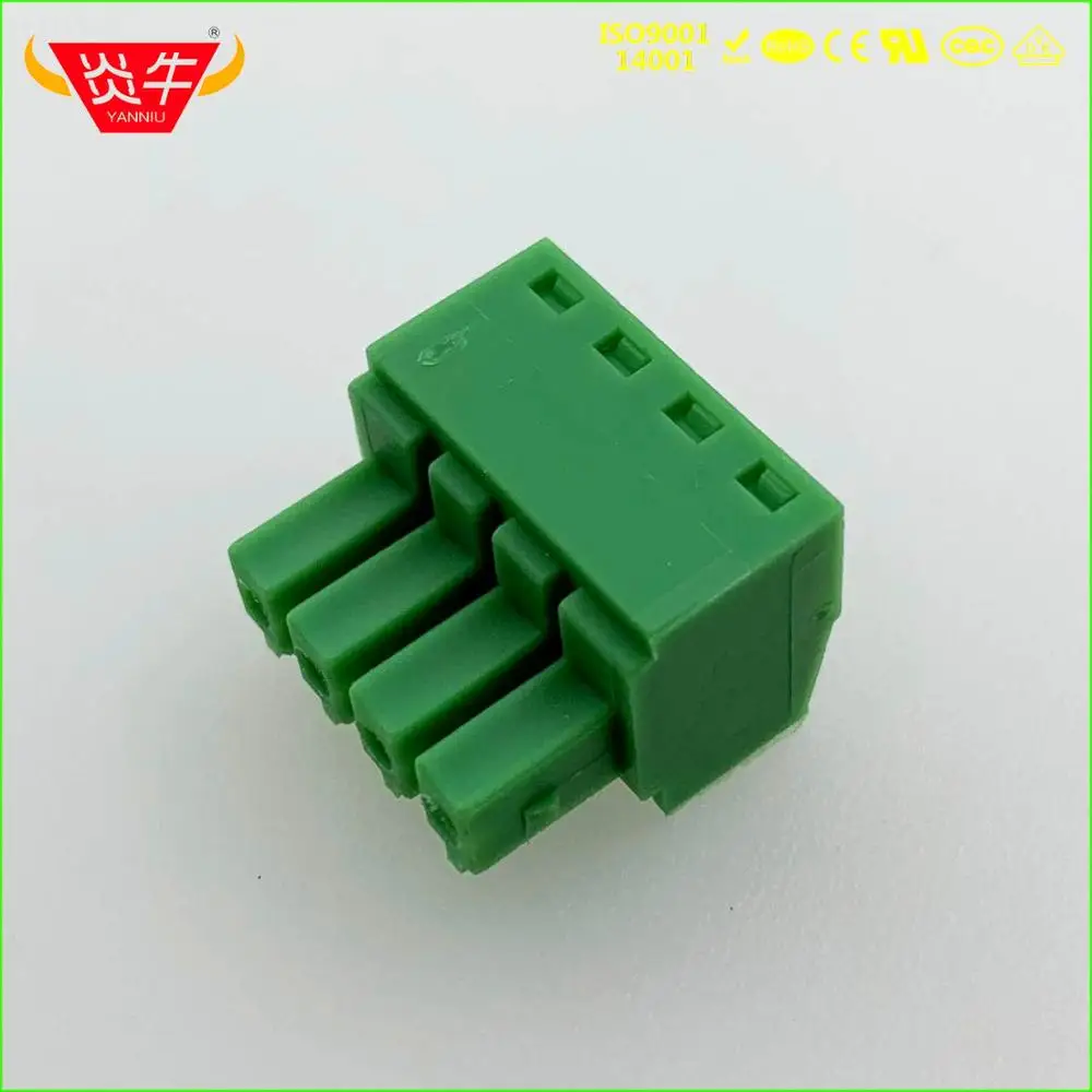KF2EDGK-3.81-4P женский 15 EDGK 3 81 мм 4PIN PCB разъем подключаемый винт через отверстие
