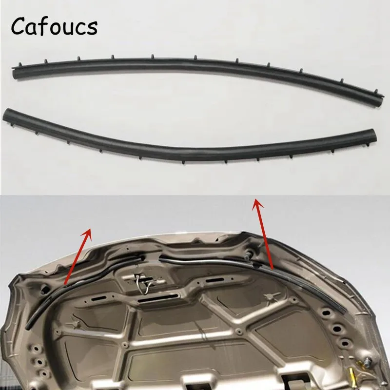 Cafoucs для peugeot 301- для Citroen Elysee автомобильный передний двигатель капот Звукоизоляционная прокладка уплотнения