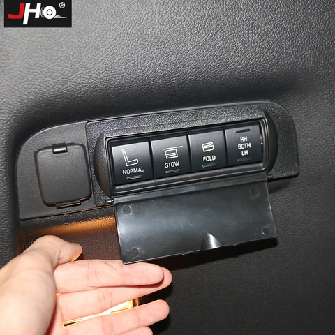Защитная крышка из АБС-пластика JHO для кнопки заднего багажника Ford Explorer 2011-2019, 2012, 2013, 2014, 2015, 2016, 2017, 18, автомобильные аксессуары