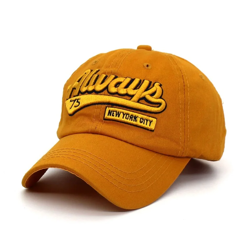 100% хлопок Бейсболка с надписью Нью Йорк Вышивка Повседневная Snapback Кепка головные