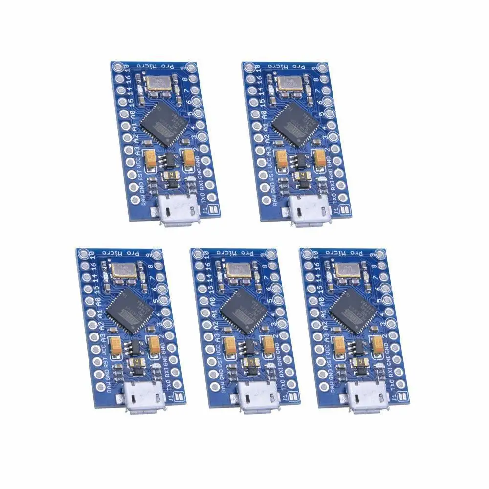 Pro Micro USB ATmega32U4 контроллер 5 в 16 МГц плата модуль для Arduino/Leonardo Замена ATmega328 |