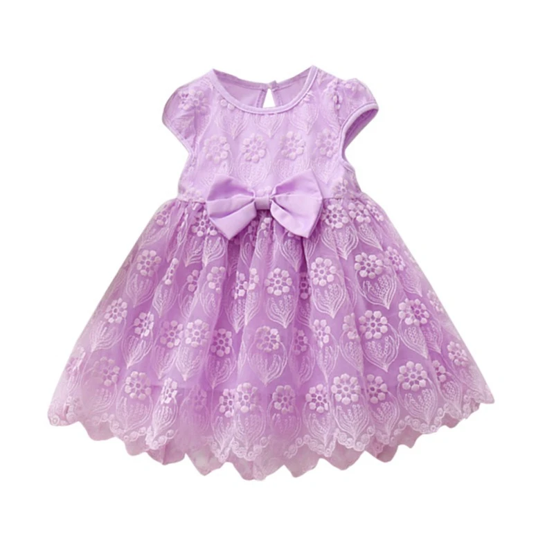 2019 New Summer NewBorn Baby Girls Dress Lace Infant Clothes Pink Princess Party Children | Детская одежда и обувь