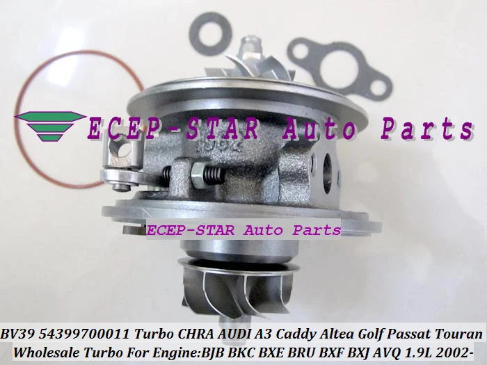 Турбо картридж CHRA Core BV39 54399880011 54399700011 038253016R для AUDI A3 Caddy Golf SEAT Altea BKC BRU 1 9 л