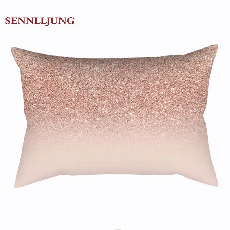 SENNLLJUNG 30*50 см прямоугольная Терилен декоративная наволочка с геометрическим