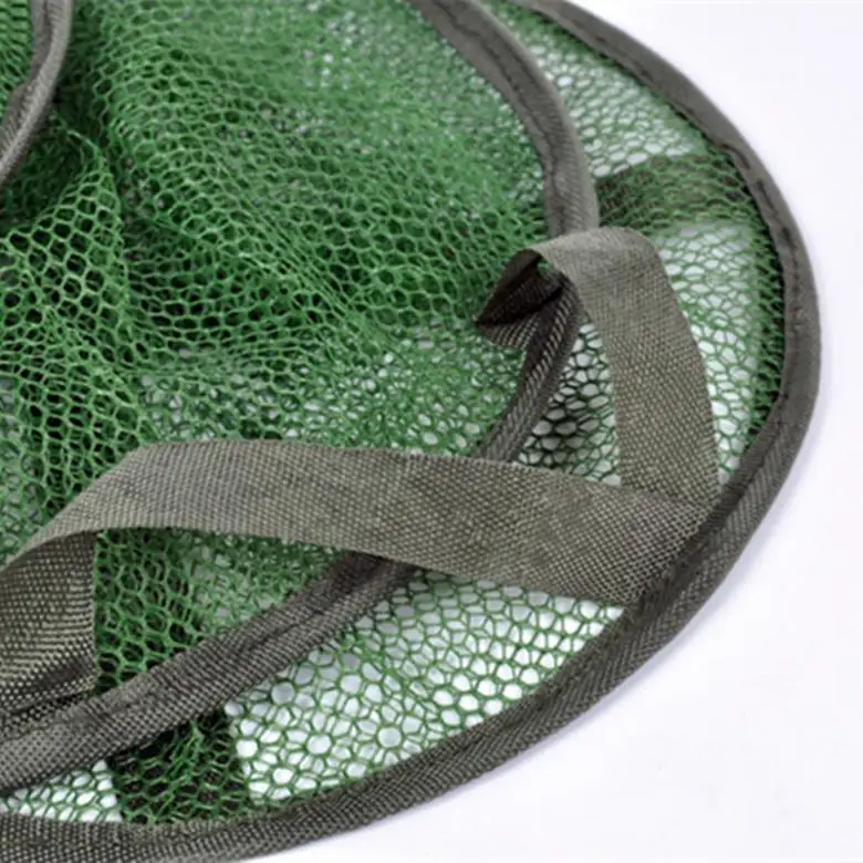 4mm Green Pores Folding Shrimp Cage Fishing Net Tackle | Спорт и развлечения