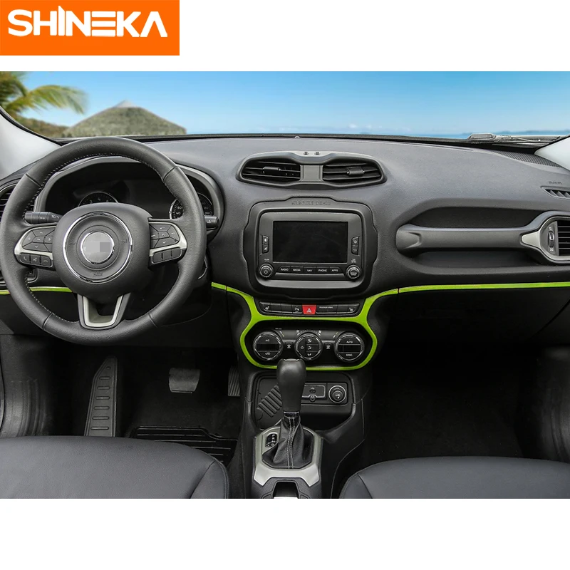 SHINEKA для Jeep Renegade 2015 2018 АБС пластик центральное управление салона автомобиля