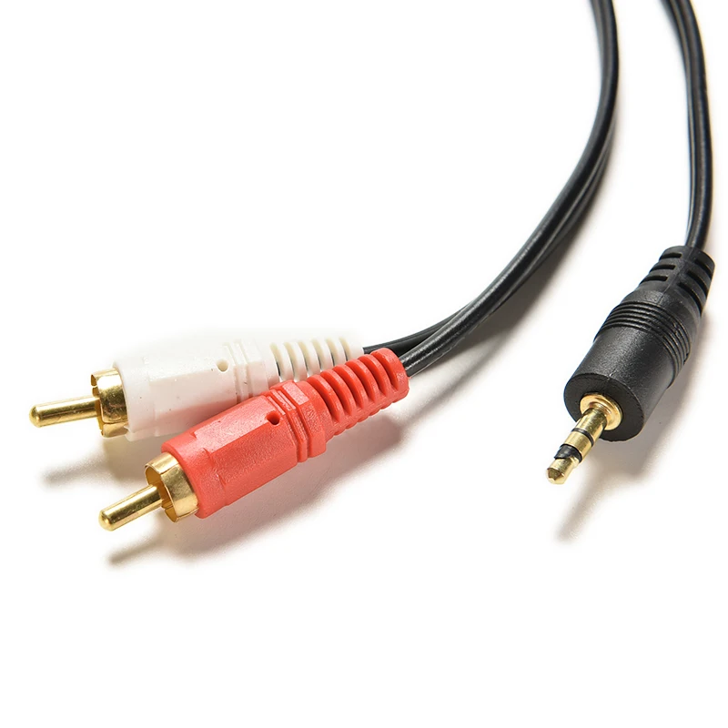 2 портный Dual адаптер соединителя гнезда типа RCA кабель стерео аудио сплиттер 1 5 м