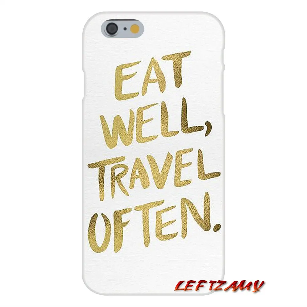 For Samsung Galaxy A3 A5 A7 J1 J2 J3 J5 J7 2015 2016 2017 eat well travel often poster signpost Accessories Phone Shell Covers | Мобильные